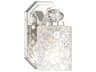 Crystal Kay 1-Light Chrome Wall Sconce