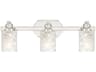 Crystal Kay 3-Light Chrome Vanity Light