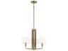 Chelsea 3-Light Soft Brass Black Candelabra Chandelier