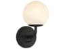 Whitehall 1-Light Dark Matte Black Vanity Light