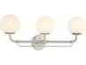 Whitehall 3-Light Brushed Nickel Vanity Light