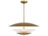 Solara 5-Light Legacy Brass Bowl Tiered Pendant