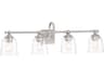 Antonia 4-Light Brushed Nickel Vanity Light