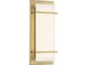 Tarnos 1-Light Soft Brass LED Wall Sconce