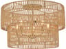 Bungalow Heaven 5-Light Soft Brass Tiered Flush Mount