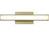 Vantage 1-Light Ashen Brass Vanity Light