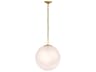 Marbelle 1-Light Legacy Brass Globe Pendant