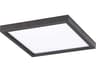 1-Light Coal Black LED Flush Mount