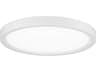 1-Light White LED Round Flush Mount