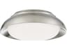 1-Light Brushed Nickel LED Bowl Flush Mount