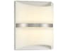 Velaux 1-Light Brushed Nickel Wall Sconce