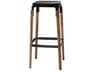Steelwood Walnut Wood Bar Stool