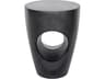 Aylard Outdoor Stool Black Concrete