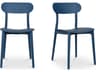Kent 20.5"W Dining Chair Navy - Set of Two
