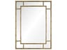 Gold Leaf Rectangular Wall Mirror