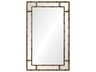 Gold Leaf Rectangular Wall Mirror