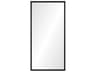 Burnished Iron Light Rectangular Wall Mirror