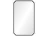 Matte Black Rectangular Wall Mirror