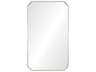 Polished Stainless Steel Rectangular Wall Mirror