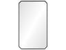 Matte Black Rectangular Wall Mirror