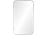 Polished Stainless Steel Rectangular Wall Mirror