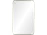 Brushed Brass Rectangular Wall Mirror