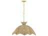 Solie 1-Light Aged Brass Dome Pendant