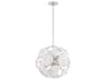 Tamara 6-Light Polished Nickel Sputnik Pendant