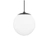 Stella 1-Light Old Bronze White Glass Globe Mini Pendant