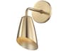 Kai 1-Light Aged Brass LED Wall Sconce