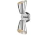 Kai 2-Light Polished Nickel Wall Sconce