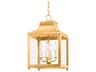 Leigh 4-Light Vintage Gold Leaf Glass Candelabra Lantern Chandelier