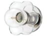 Alexa 1-Light Polished Nickel Crystal Wall Sconce