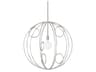 Alanis 1-Light Polished Nickel Globe Pendant
