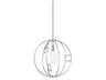 Alanis 1-Light Polished Nickel Globe Pendant
