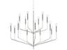 Bailey 15-Light Polished Nickel Candelabra Tiered Chandelier