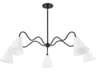 Onda 5-Light Old Bronze Chandelier