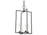 Adelaide 4-Light Textured Black Geometric Pendant