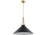 Kalea 1-Light Aged Brass Pendant