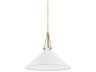 Kalea 1-Light Aged Brass Pendant