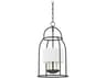 Delia 3-Light Aged Iron Black Lantern Mini Pendant
