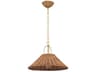Davida 1-Light Aged Brass Brown Pendant