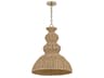 Mayla 1-Light Aged Brass Geometric Pendant