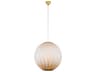Arabella 1-Light Aged Brass Pendant