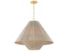 Eleanor 1-Light Aged Brass Pendant