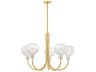 Estelle 5-Light Aged Brass Round Chandelier