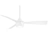 Skinnie 44 Inch LED Ceiling Fan in Flat White