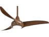 Light Wave 44 inch Ceiling Fan in Distressed Koa