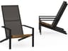 Bondi Adirondack Chair in Aluminum and Teak