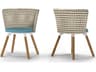 Daisy Rae Teak Wicker Outdoor Patio Dining Chair